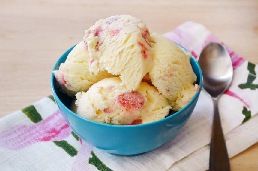Vanilla custard top ice cream